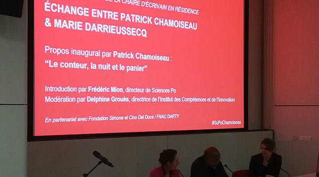 Patrick Chamoiseau à Sciences Po